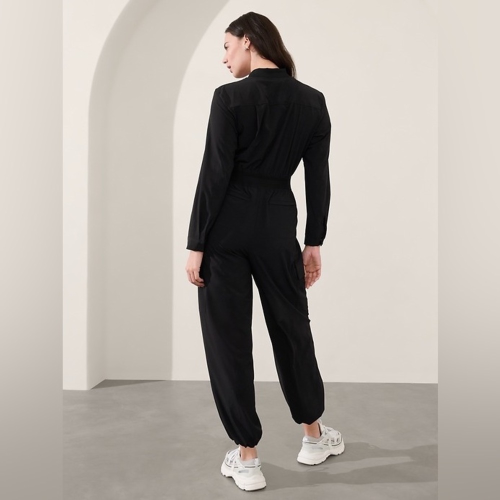 ATHLETA BROOKLYN LONG SLEEVE JUMPSUIT - Picture 6 of 15